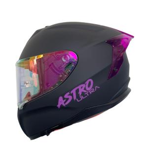 CASCO INTEGRAL ASTRO ULTRA NEGRO ROSA