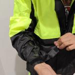 Impermeable Fassed Modelo A-203 Aionic Negro/Amarillo