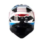 CASCO CROSS CITY PIONEER II BCO/ROJ/AZUL LS2