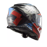 Casco Ls2 Integral Storm Sprinter Ngo/Roj/cobalto Pinlock