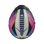 Casco axxis panther passenger blanco rosa