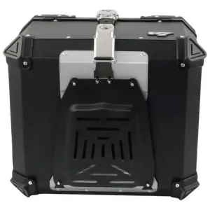 Caja Para Moto Trasero R7 Racing Aluminio Negro