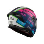 Casco axxis panther passenger blanco rosa