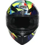CASCO AGV K1 ROSSI WINTER TEST 2020 BLACK/YELLOW/BLUE/GREEN