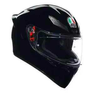 CASCO AGV K1S NEGRO BRILLOSO