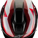 CASCO ALPINESTARS SUPERTECH R10 Element White / Bright Red / Carbon black