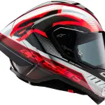 CASCO ALPINESTARS SUPERTECH R10 Element White / Bright Red / Carbon black