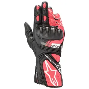 Guantes Alpinestars Stella SP-8 V3 NGO/RED para Dama