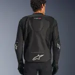 CHAMARRA TEXTIL T-GP AIR NEGRO