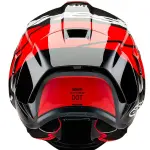 CASCO ALPINESTARS SUPERTECH R10 Element Black Carbon / Bright Red / White