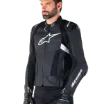 CHAMARRA DE PIEL MISSILE V3 AIRFLOW NGO/BCO