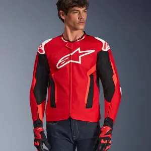 CHAMARRA TEXTIL T-GP AIR ROJO