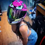 OUTLET CASCO INTEGRAL ASTRO HELMETS SPEED ROSA PRECIO EXCLUSIVO EN LINEA