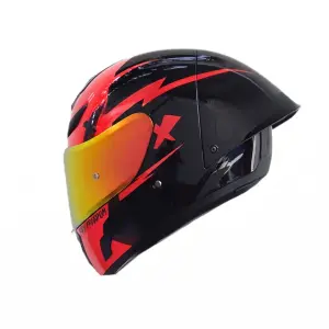 Casco Astro Raptor Black Red