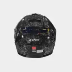 CASCO ASTRO ALFA RED X FIBRA DE CARBONO FORJADO