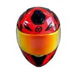 Casco Astro Raptor Black Red
