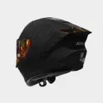 CASCO ASTRO ALFA RED X FIBRA DE CARBONO