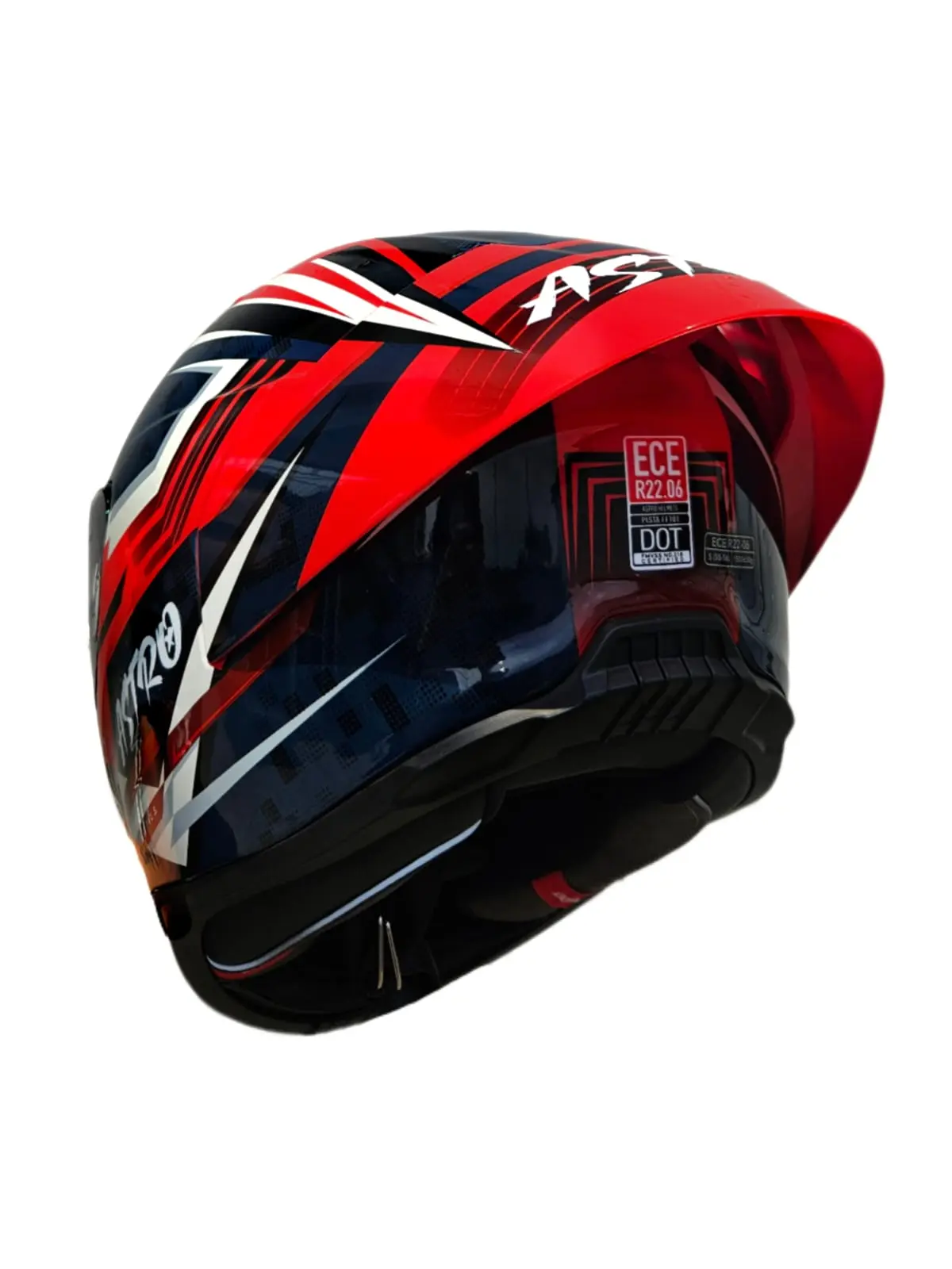 CASCO ASTRO PISTA BATMAX ROJO