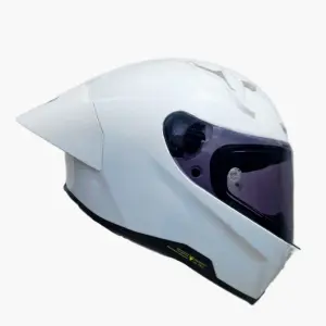 CASCO ASTRO PISTA BLANCO BRILLOSO