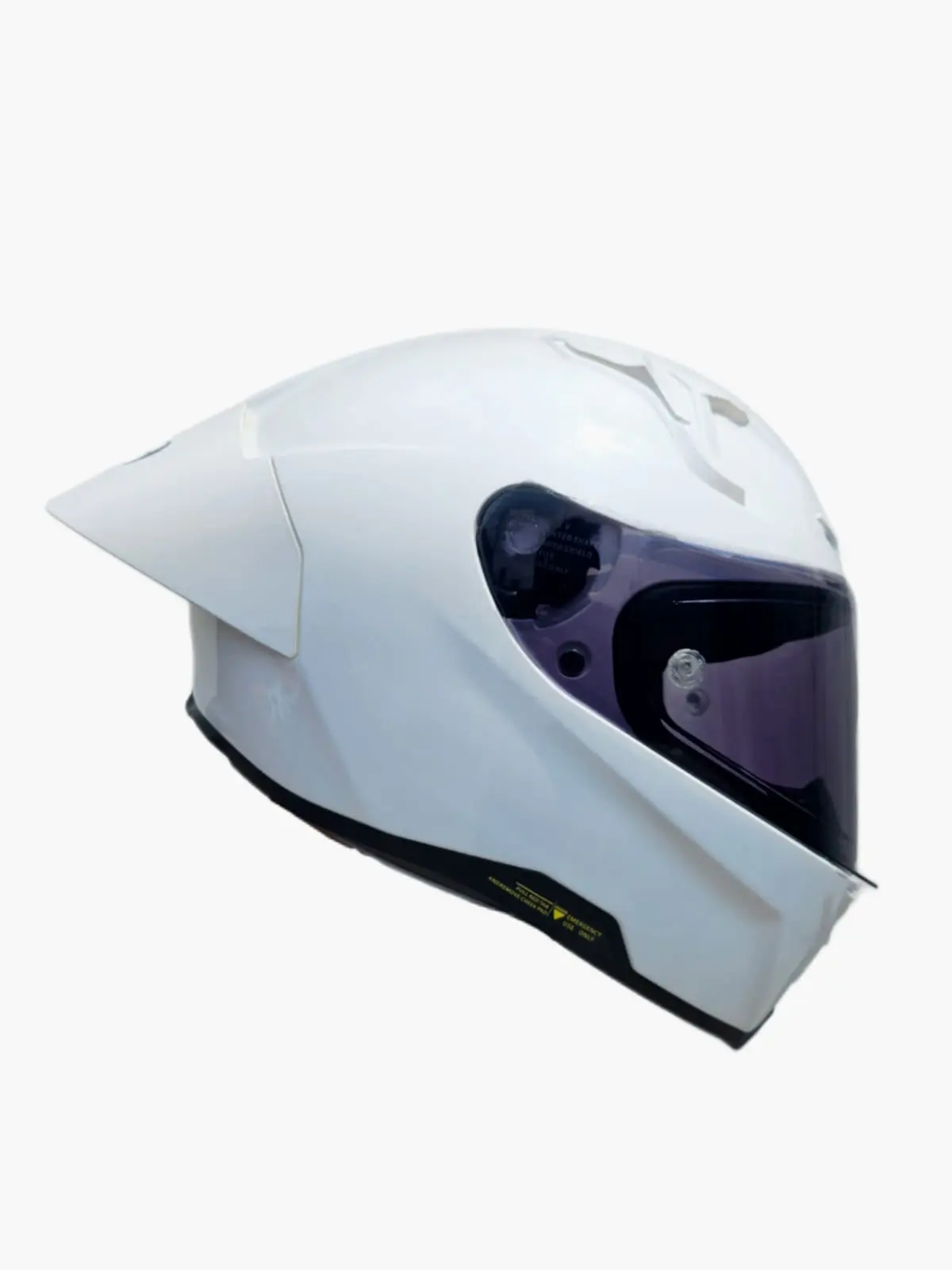 CASCO ASTRO PISTA BLANCO BRILLOSO