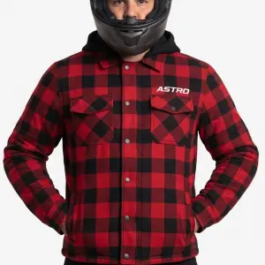 CAMISA ASTRO DE FRANELA CON PROTECCIONES NGO/RJO