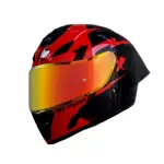 Casco Astro Raptor Black Red
