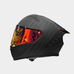 CASCO ASTRO ALFA RED X FIBRA DE CARBONO