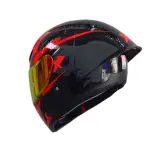 Casco Astro Raptor Black Red