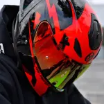 Casco Astro Raptor Black Red