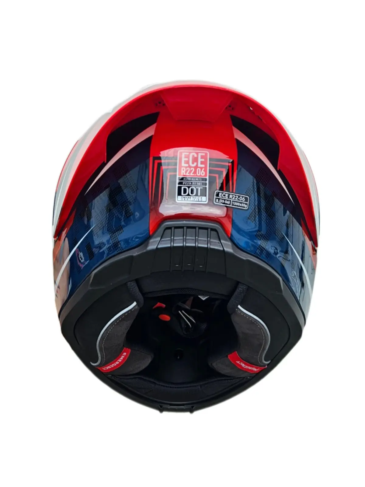 CASCO ASTRO PISTA BATMAX ROJO