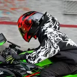 Casco Astro Raptor Black Red