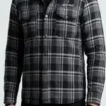 CAMISA ASTRO DE FRANELA CON PROTECCIONES NGO/GRS