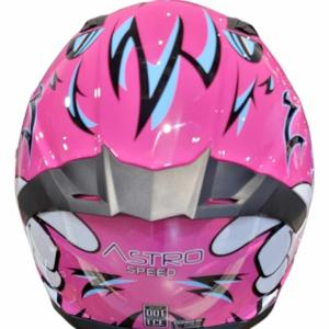 OUTLET CASCO INTEGRAL ASTRO HELMETS SPEED ROSA PRECIO EXCLUSIVO EN LINEA