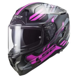 CASCO LS2 CHALLENGER SPIN ROSA FLUO - FF327