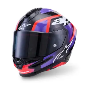 CASCO ALPINESTARS SUPERTECH S-R7 LUMEN MOR/NGO/ROJO