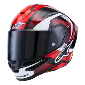 CASCO ALPINESTARS SUPERTECH S-R7 KINETIS NGO/ROJ/BCO