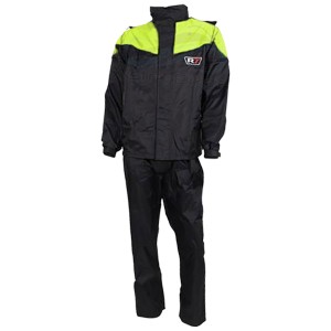 IMPERMEABLE R7 RACING PREMIUM NEGRO AMARILLO