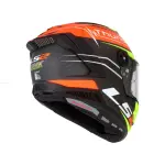 Casco Deportivo Ls2 Thunder Attack Rojo/ama 100% Carbono