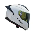 CASCO FUSION LS2 FF806 CON LED E INTERCOM BLANCO