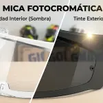 Mica Para Casco Ls2thunder Ff805 Fotocromatica
