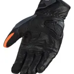 GUANTES DE PIEL LS2 RAPTOR AZUL CON NARANJA - RAPTOR