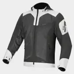 LS2 Chaqueta con capucha Bolton Blanco con negro