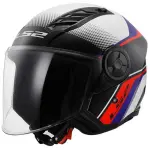 CASCO LS2 AIRFLOW II RUSH ROJ/BCO/AZUL