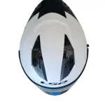 CASCO FUSION LS2 FF806 CON LED E INTERCOM BLANCO