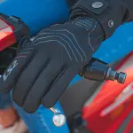 GUANTES LS2 CIVIS IMPERMEABLES NGO ROJO