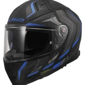 CASCO LS2 VECTOR II ALIZER NGO AZUL