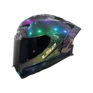 CASCO LS2 DRAGON FIBRA DE CARBONO CAMALEON