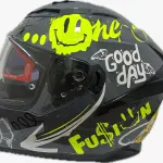 CASCO LS2 FF806 FUSION II SINGULAR ONE HI-VIS INTERCOM Y LUZ LED