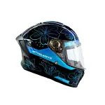 CASCO MT STINGER 2 JUNGLE B8 NEGRO BRILLO