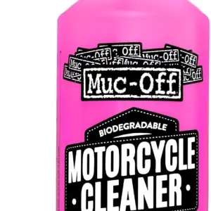 Muc-Off 664US Nano-Tech Limpiador de Motocicleta 1 L, Biodegradable, Seguro en Todas Las Superficies, Rosa